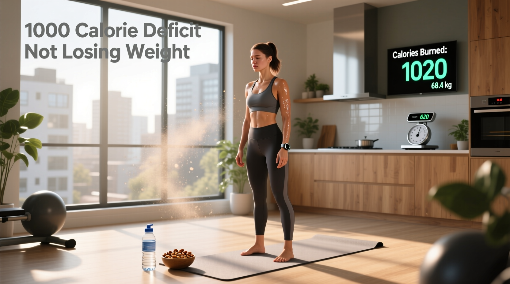 1000 calorie deficit not losing weight