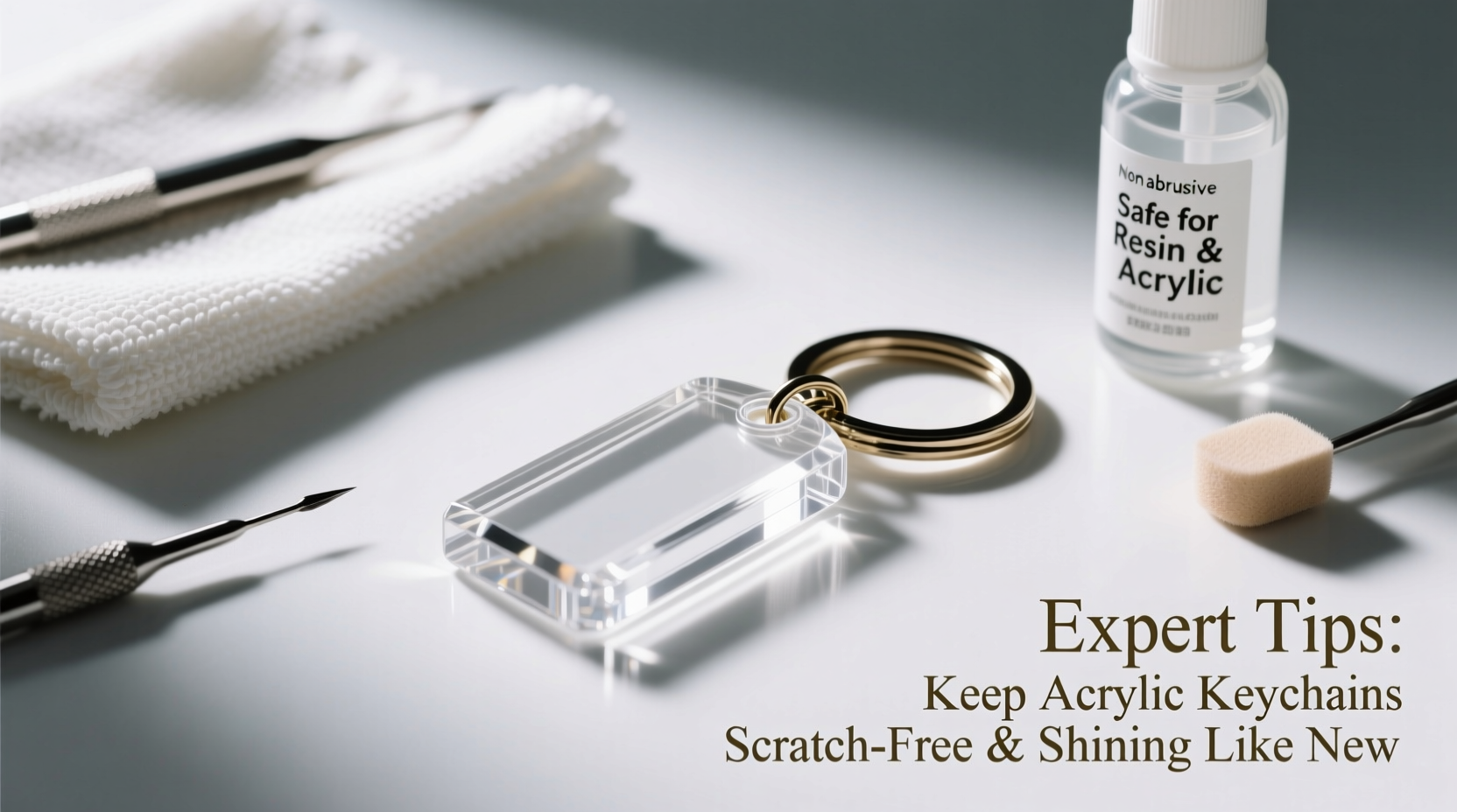 expert tips for caring for acrylic keychains to keep them scratch free and shine like new