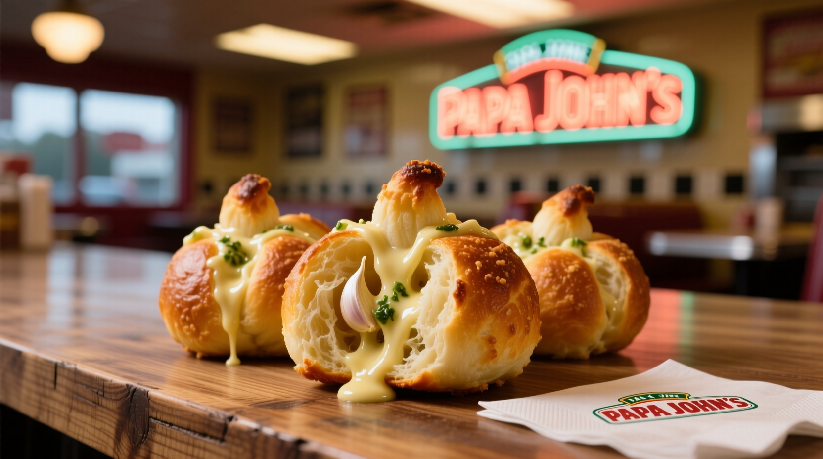 papa john garlic knots