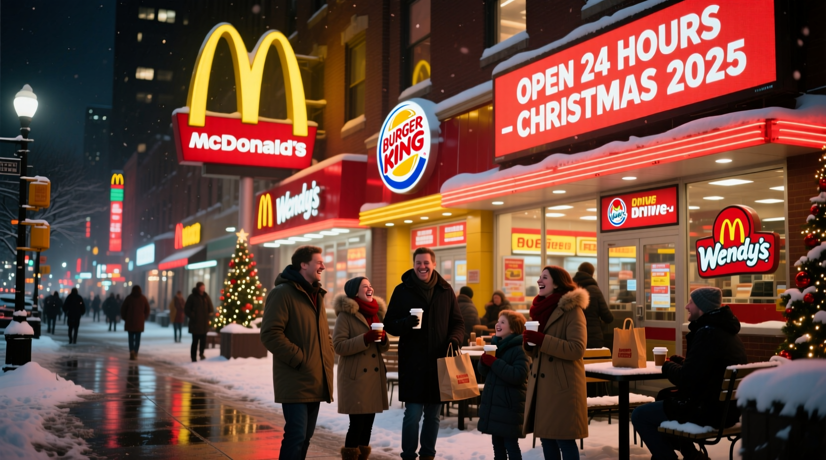 what fast food place is open on christmas