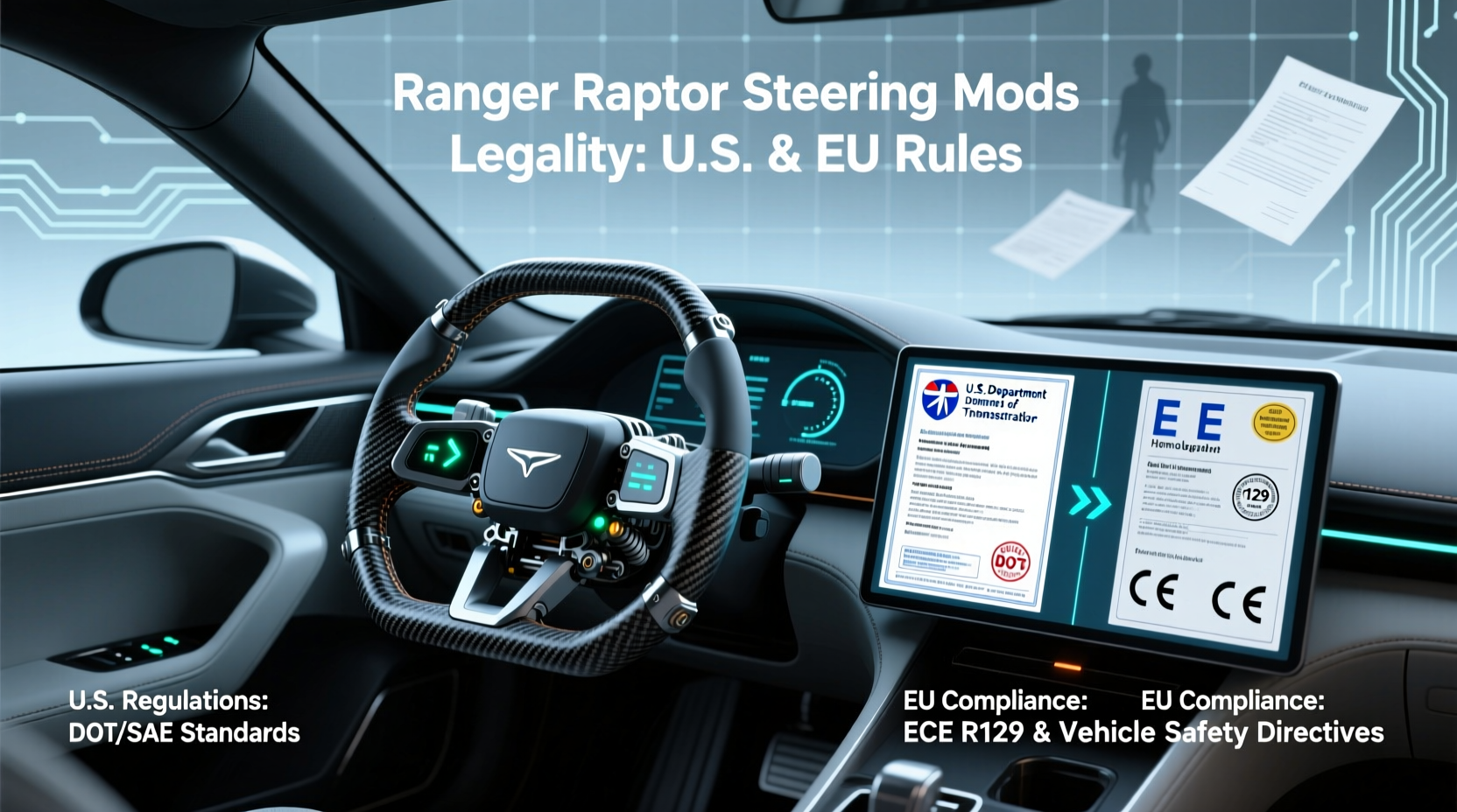ranger raptor steering mods legality