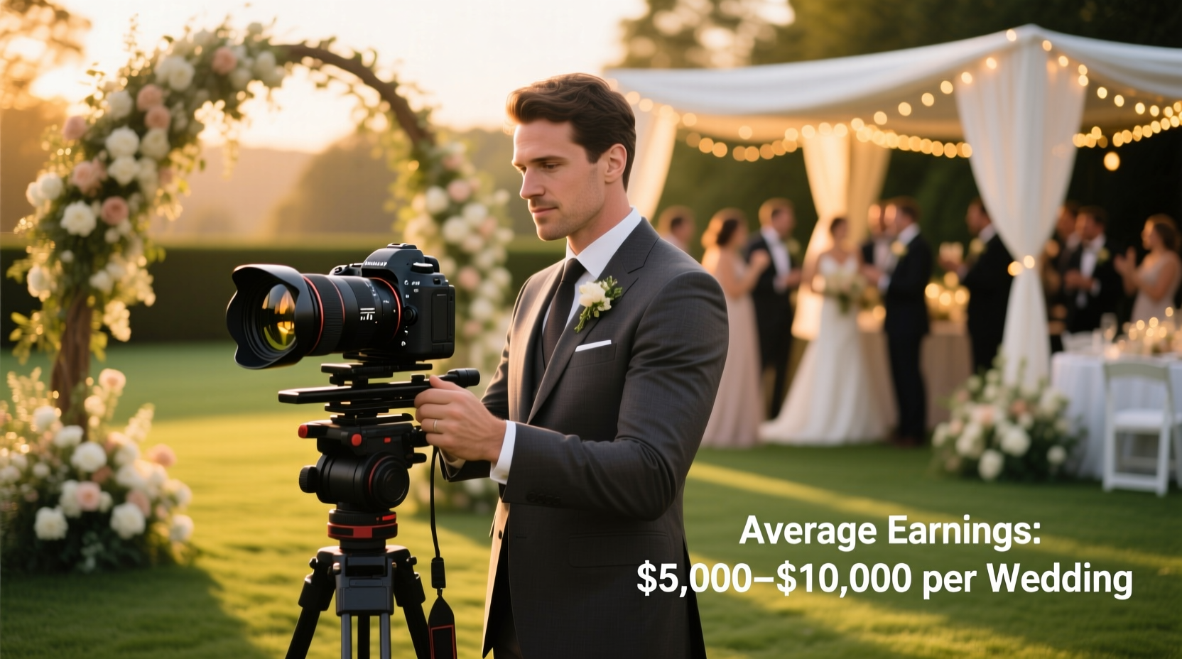 how much do photographers make for a wedding