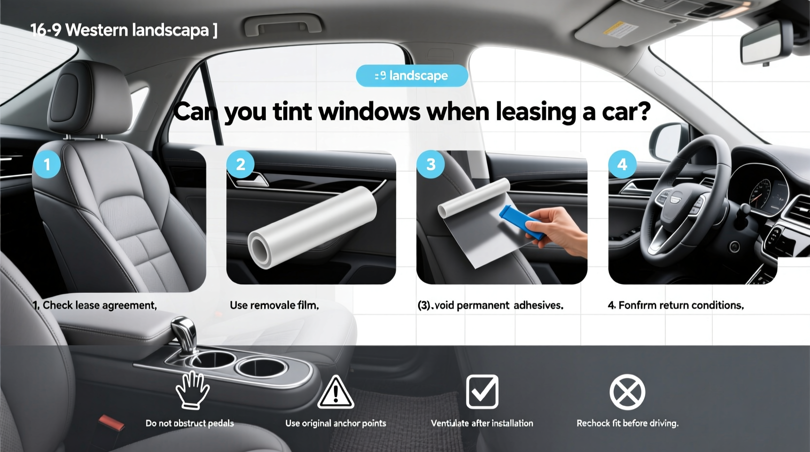 How to Choose When Leasing a Car Can You Tint the Windows