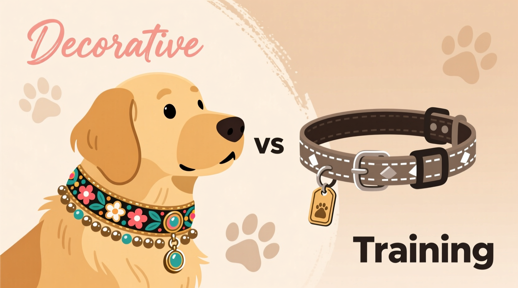 decorative vs training dog collars does your pup really need both
