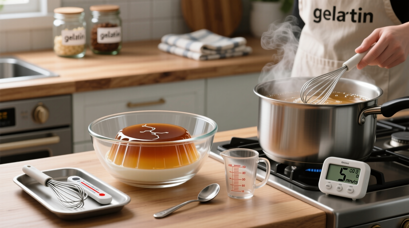 how to avoid problems with gelatin dessert baking