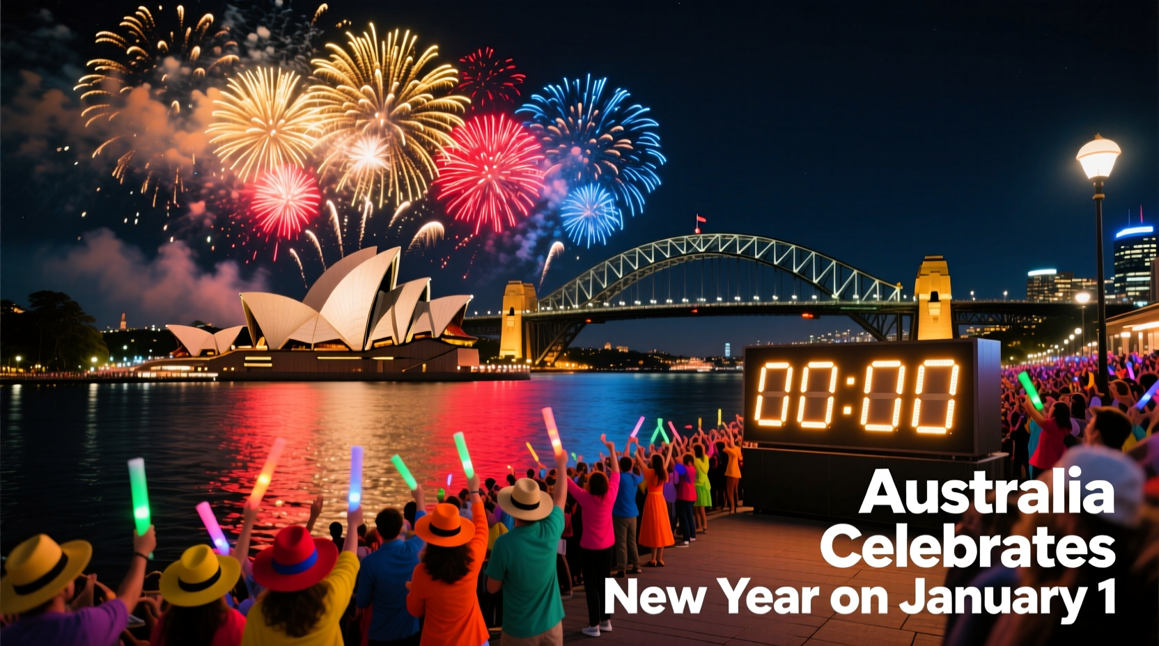 Yes, Australia Celebrates New Year on January 1