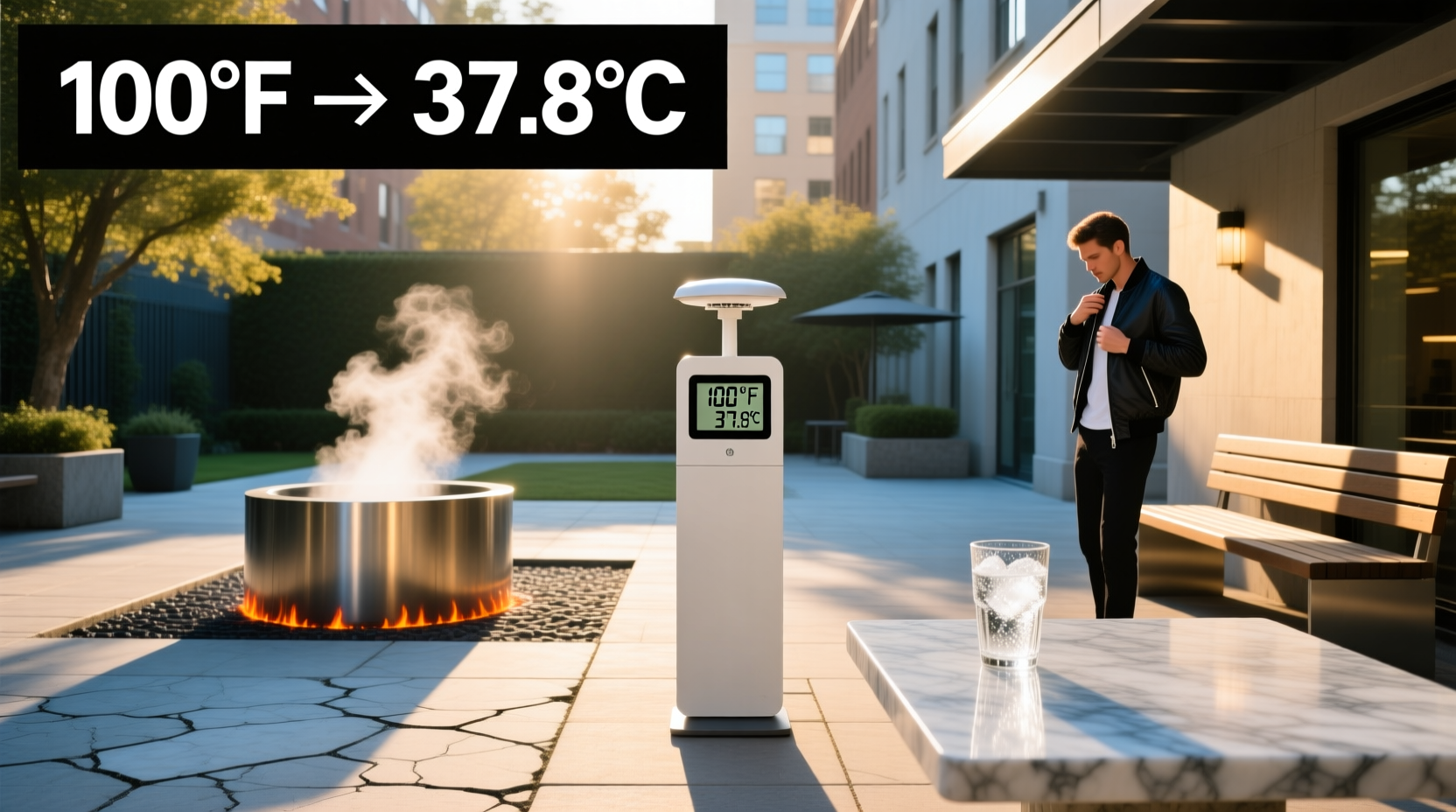 100°f to °c conversion exact value practical meaning