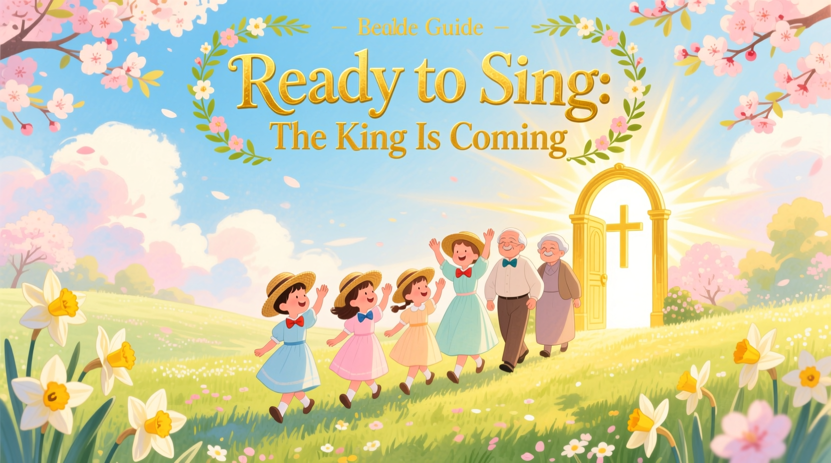 a ready to sing easter the king is coming