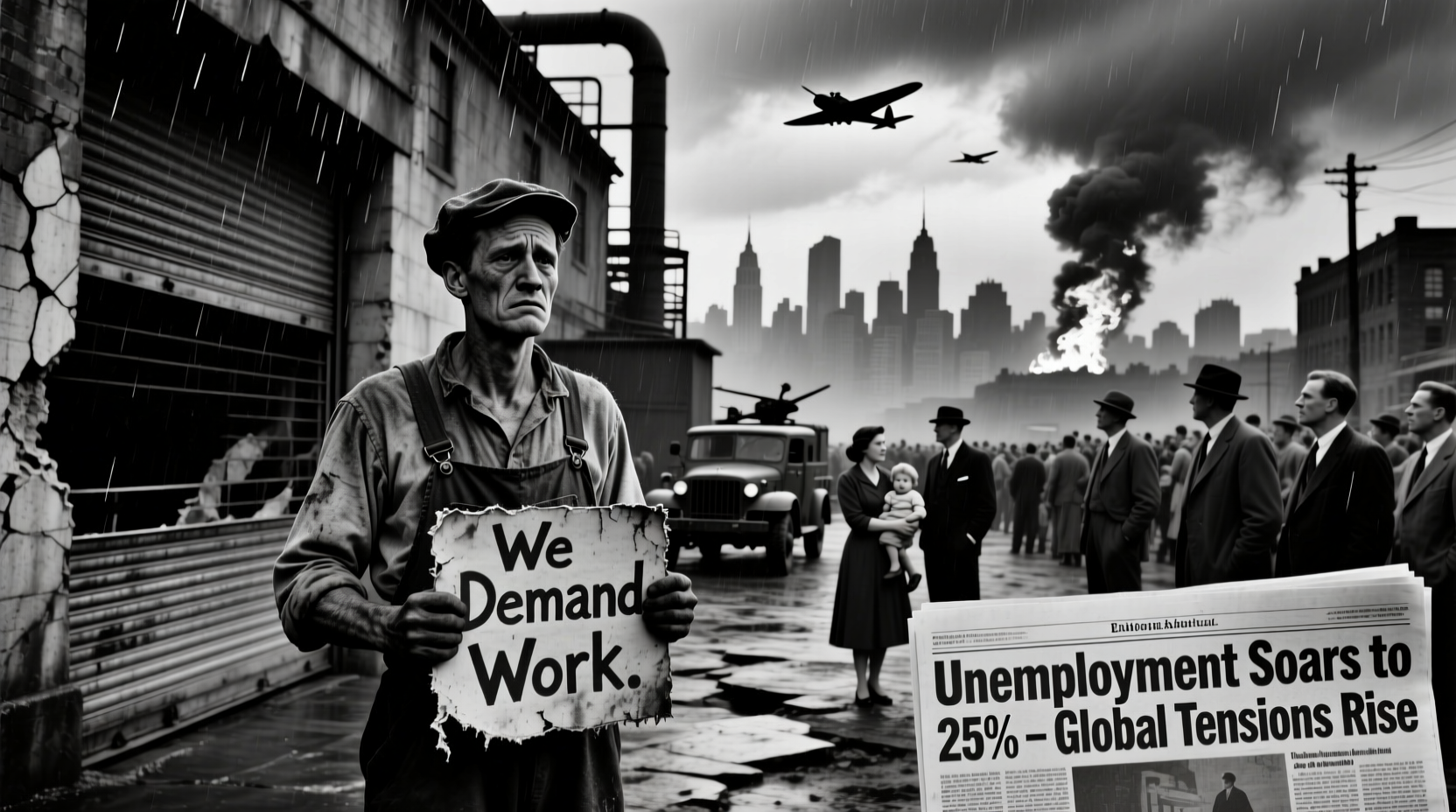 how the economic fallout of the great depression set the stage for world war ii