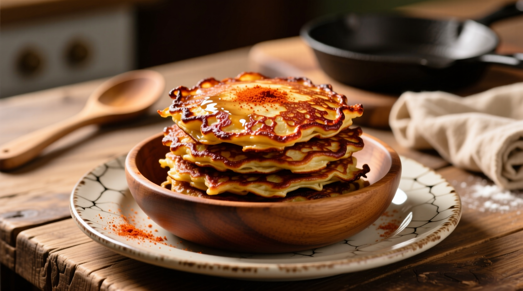 crispy red flannel latkes recipe