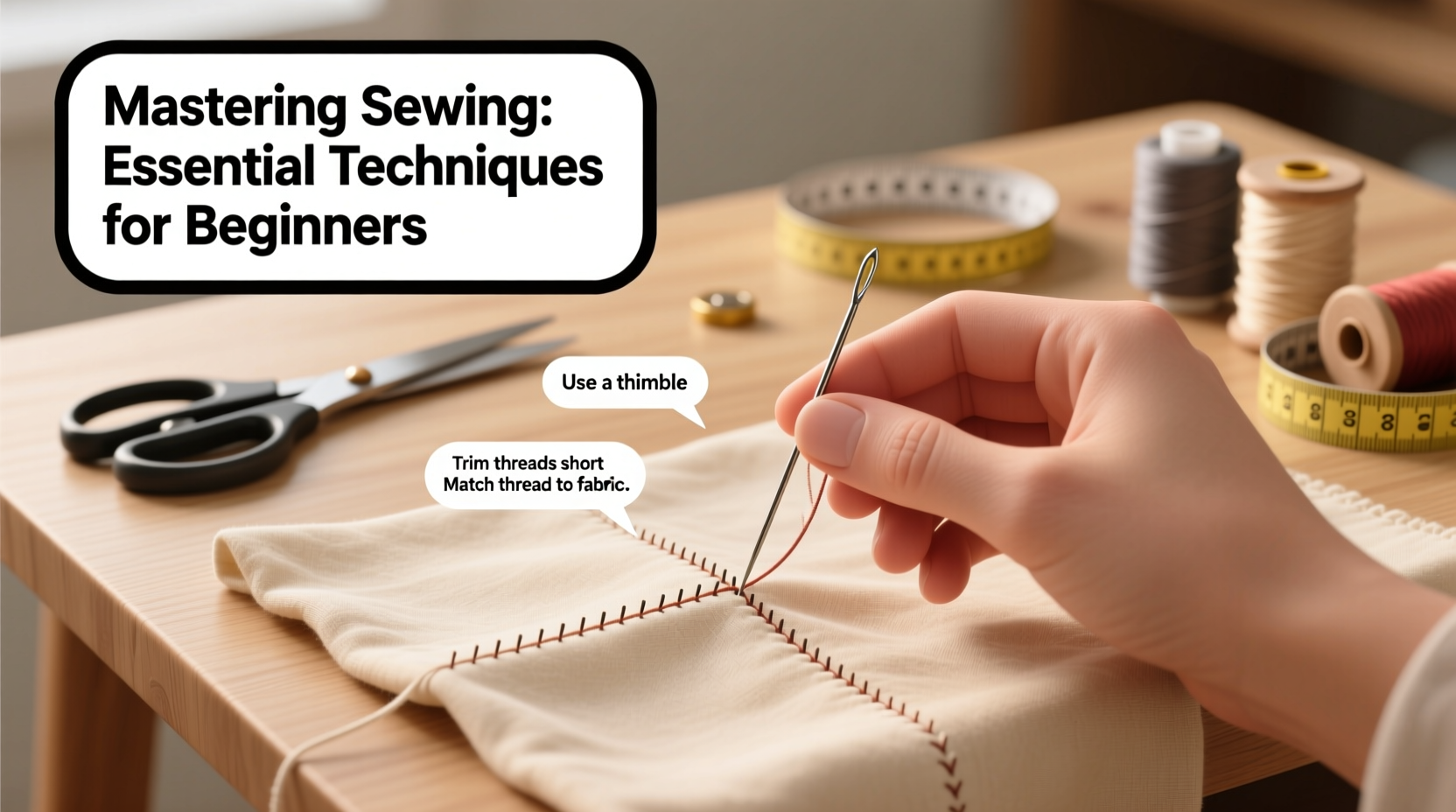 mastering how to sew essential techniques and tips for beginners