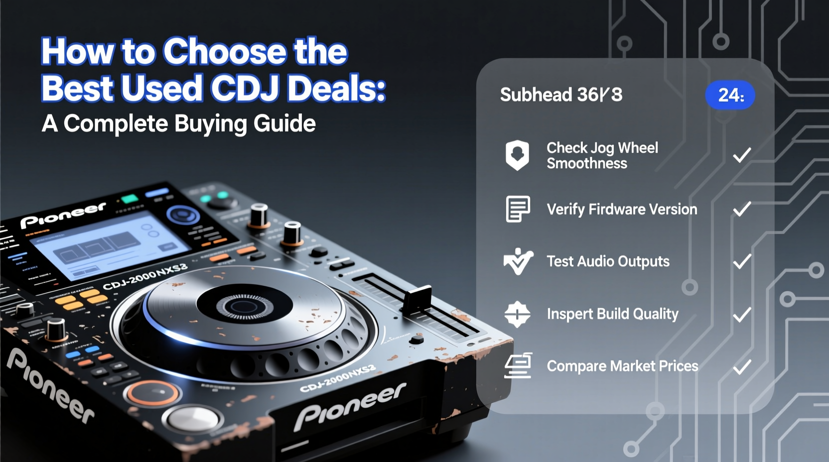 used cdj deals