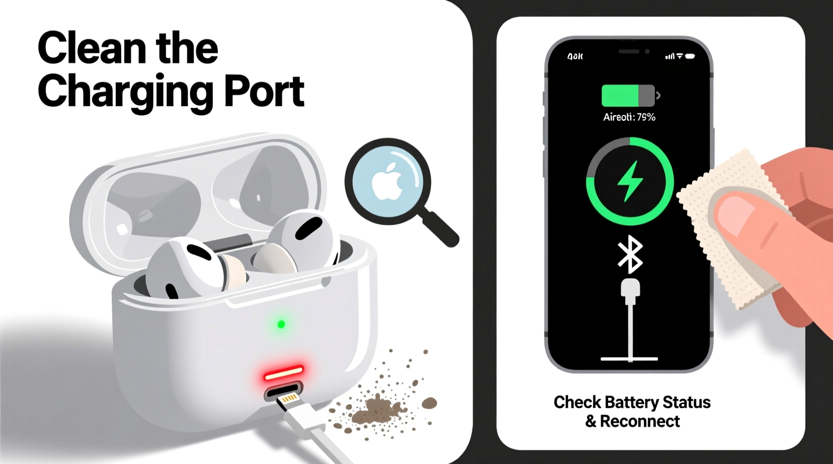 airpods not charging in case heres how to fix it