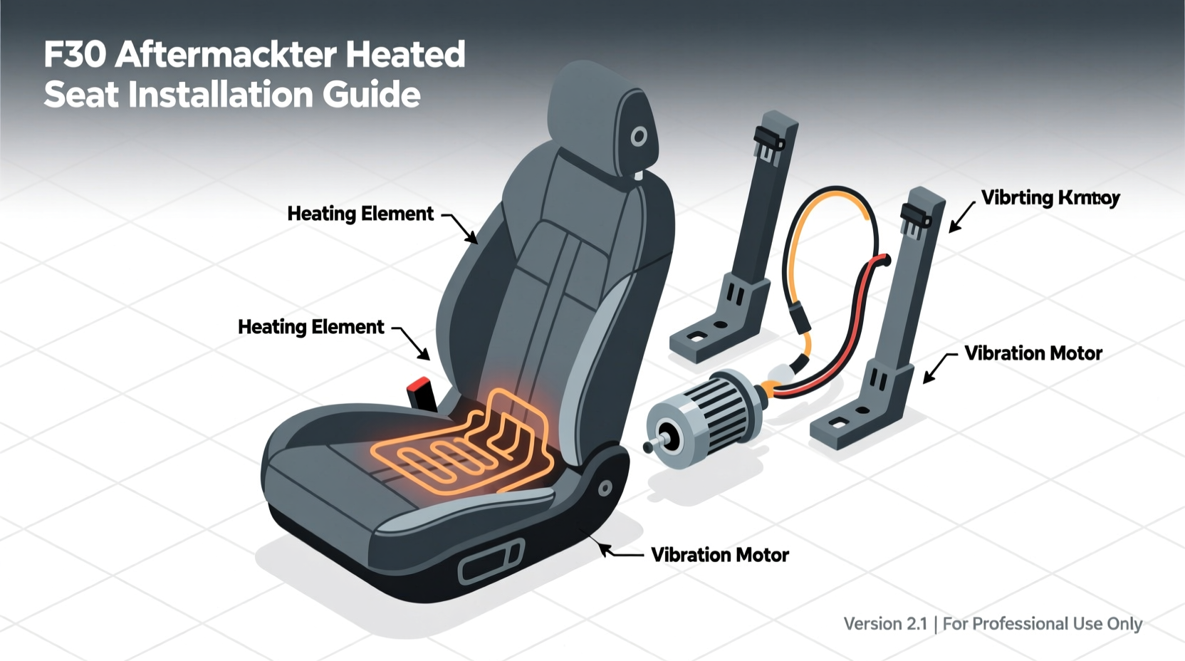 f30 aftermarket heated vibrating install