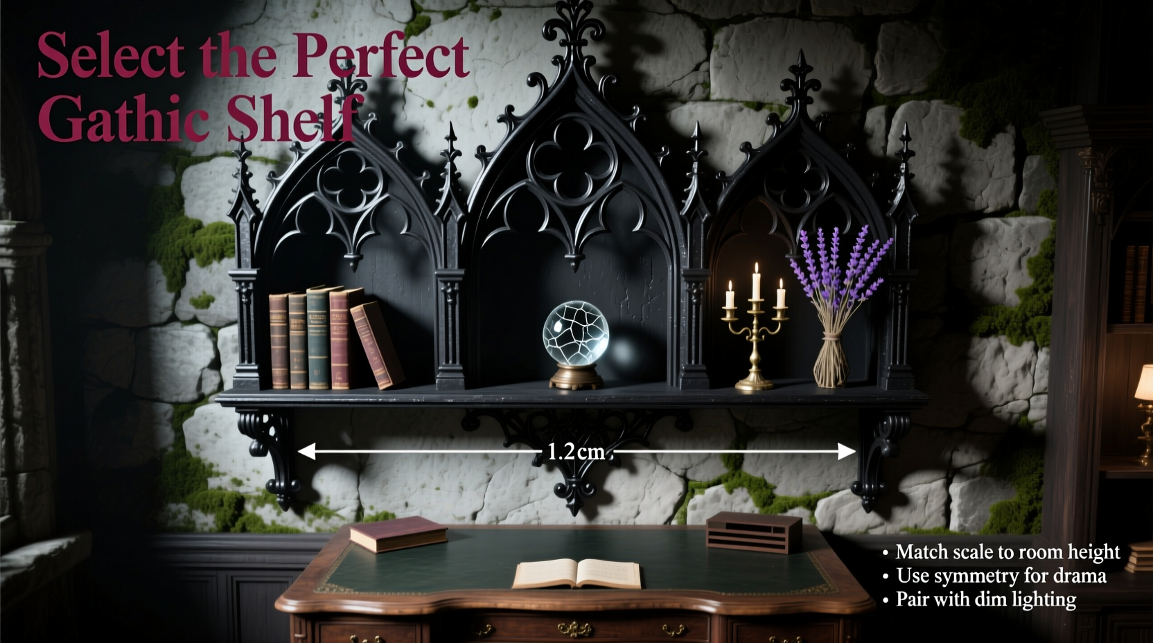 how to select the perfect size gothic wall shelf for your space expert tips and design ideas
