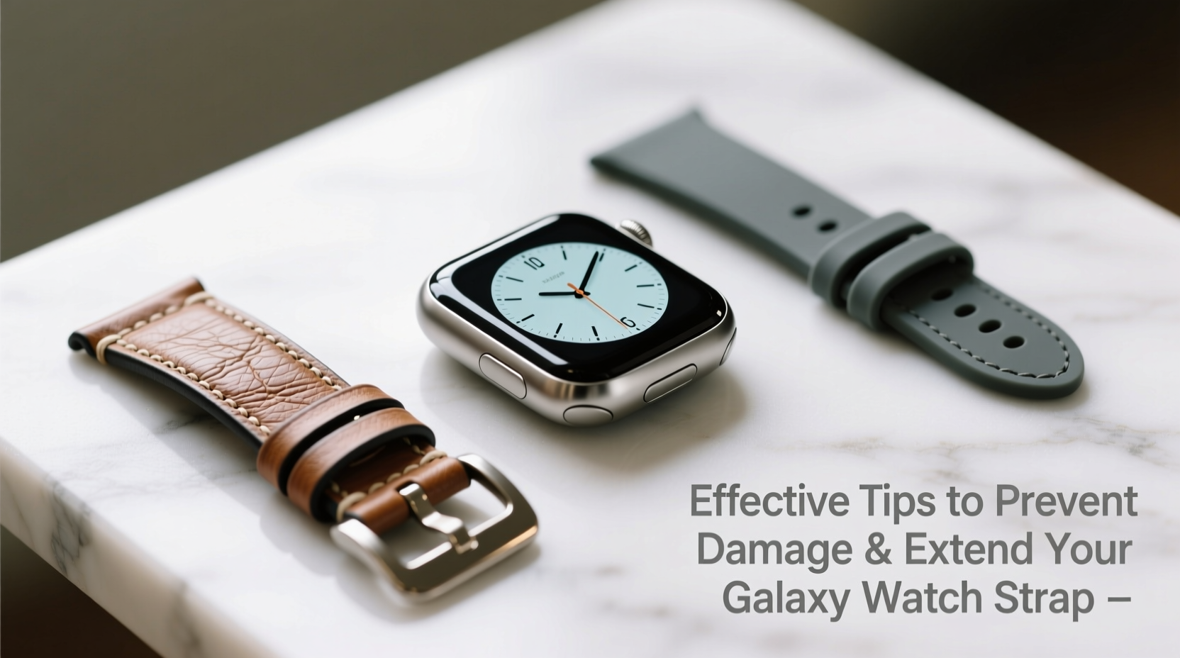 effective tips to prevent damage and extend the life of your galaxy watch strap