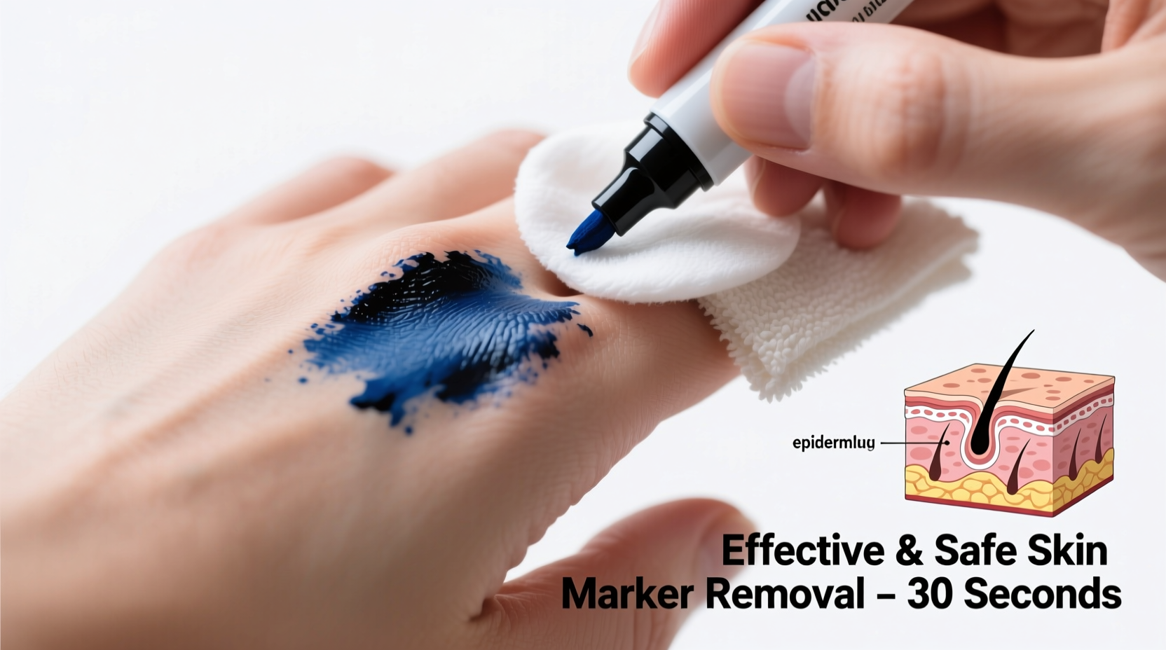 effective and safe methods to remove marker stains from skin quickly