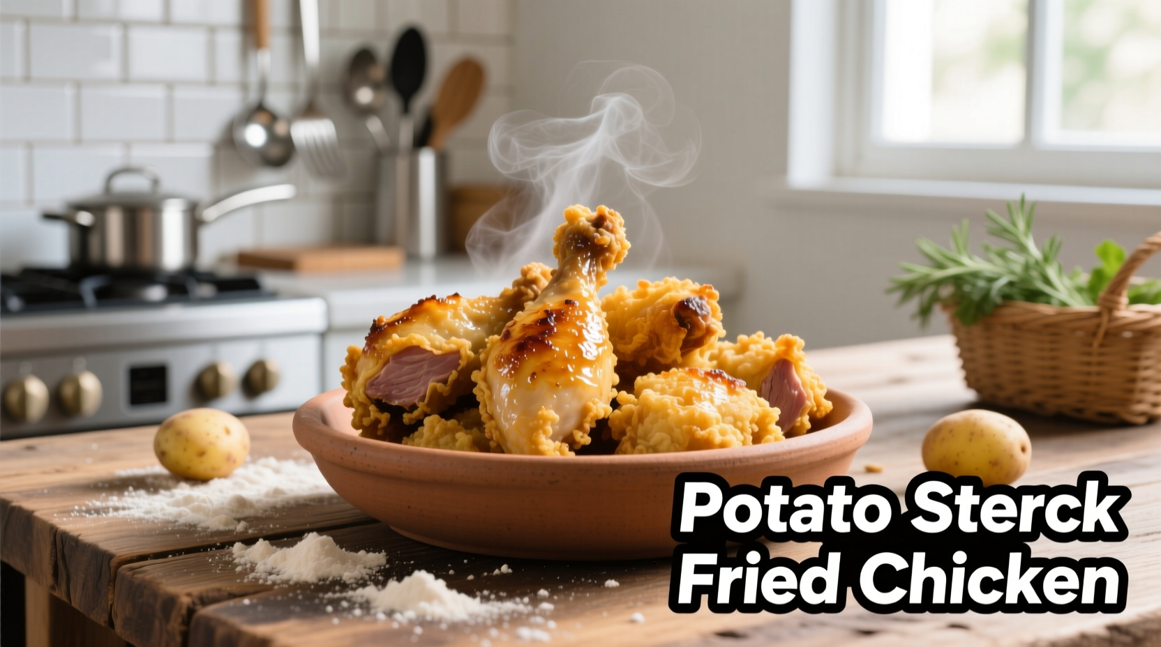 potato starch fried chicken