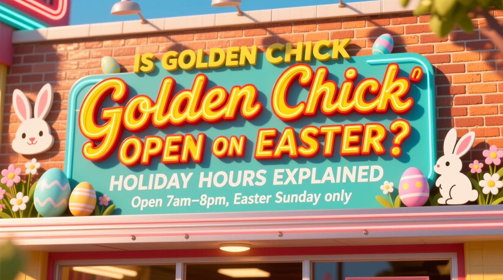 is golden chick open on easter