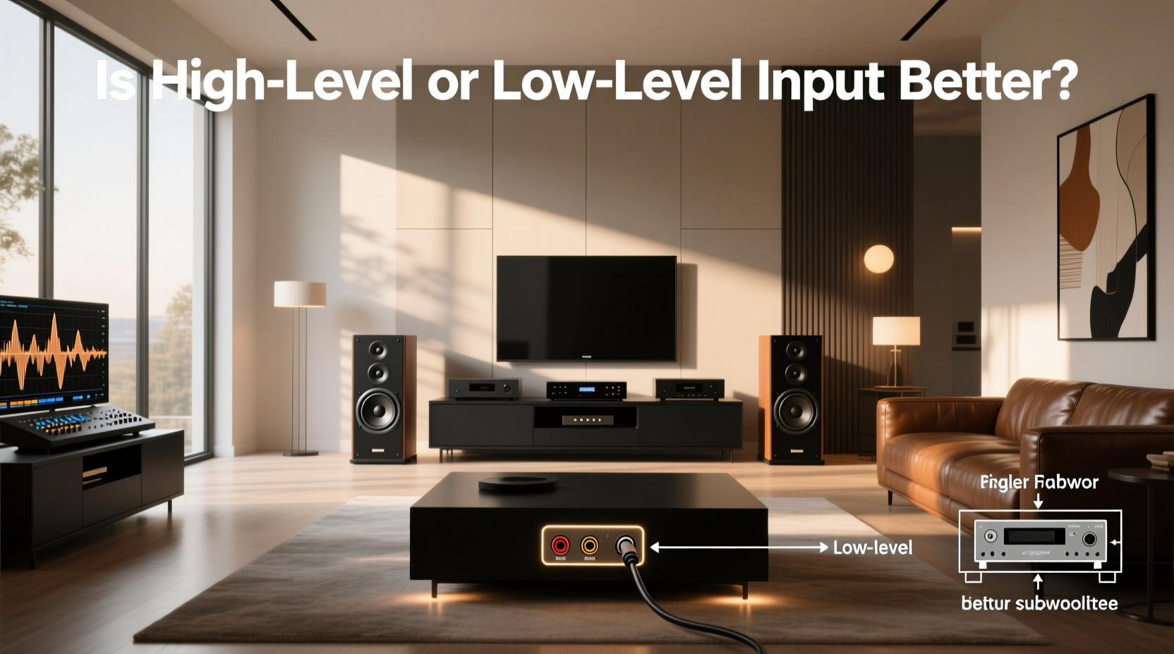 Subwoofer Input Guide: High Level vs Low Level