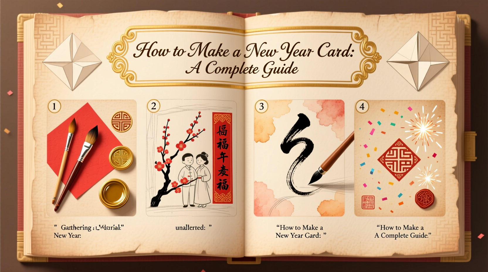 how to make a new year card