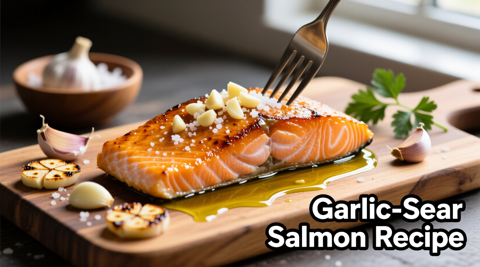 salmon and garlic recipes