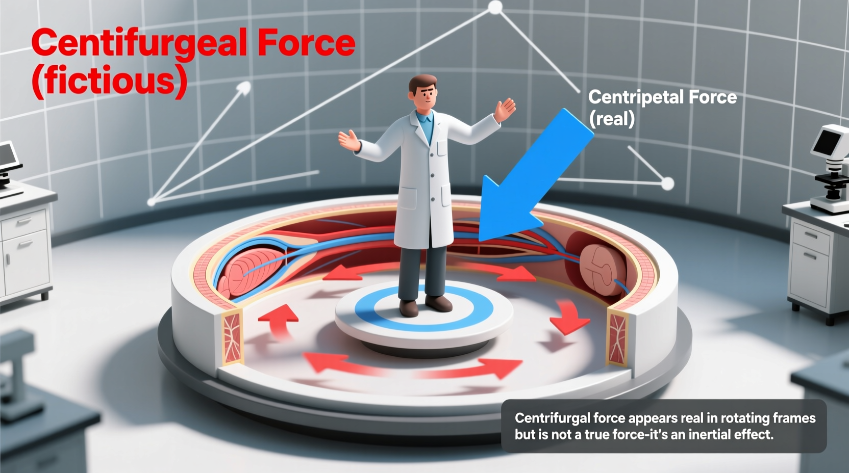centrifugal force why its often called a fictitious force