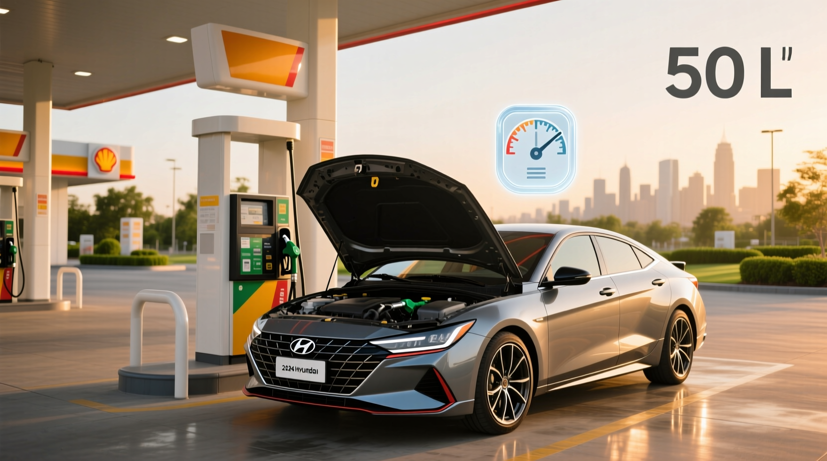 What Is the Hyundai Elantra Fuel Tank Capacity in Litres?