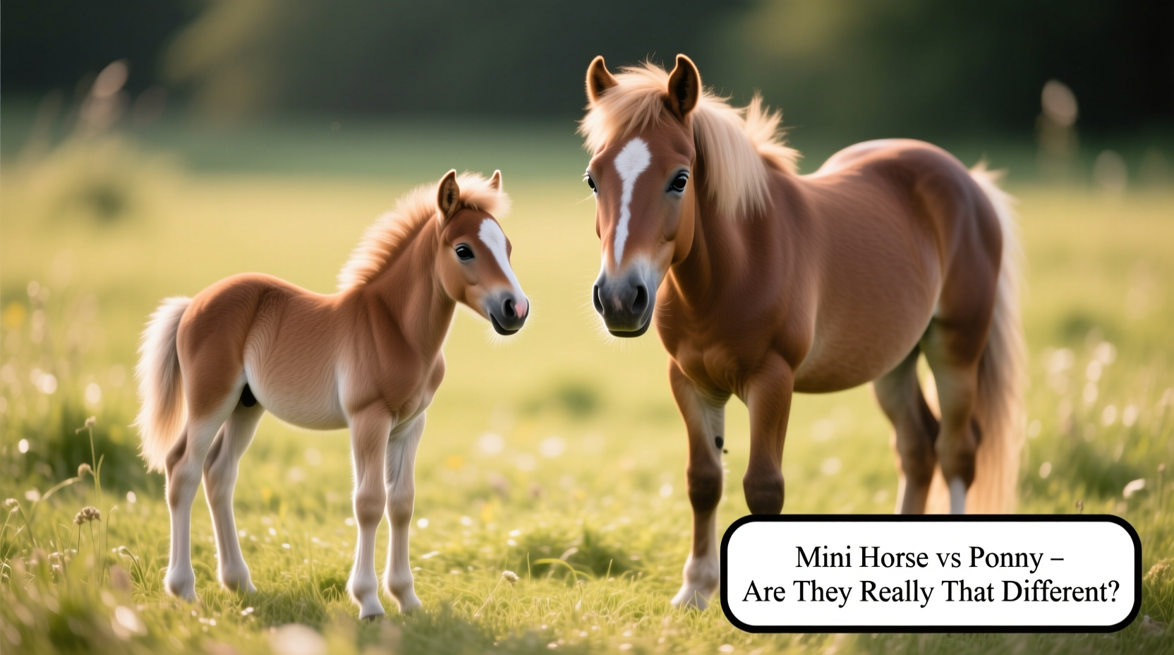 mini horse vs pony are they even that different really