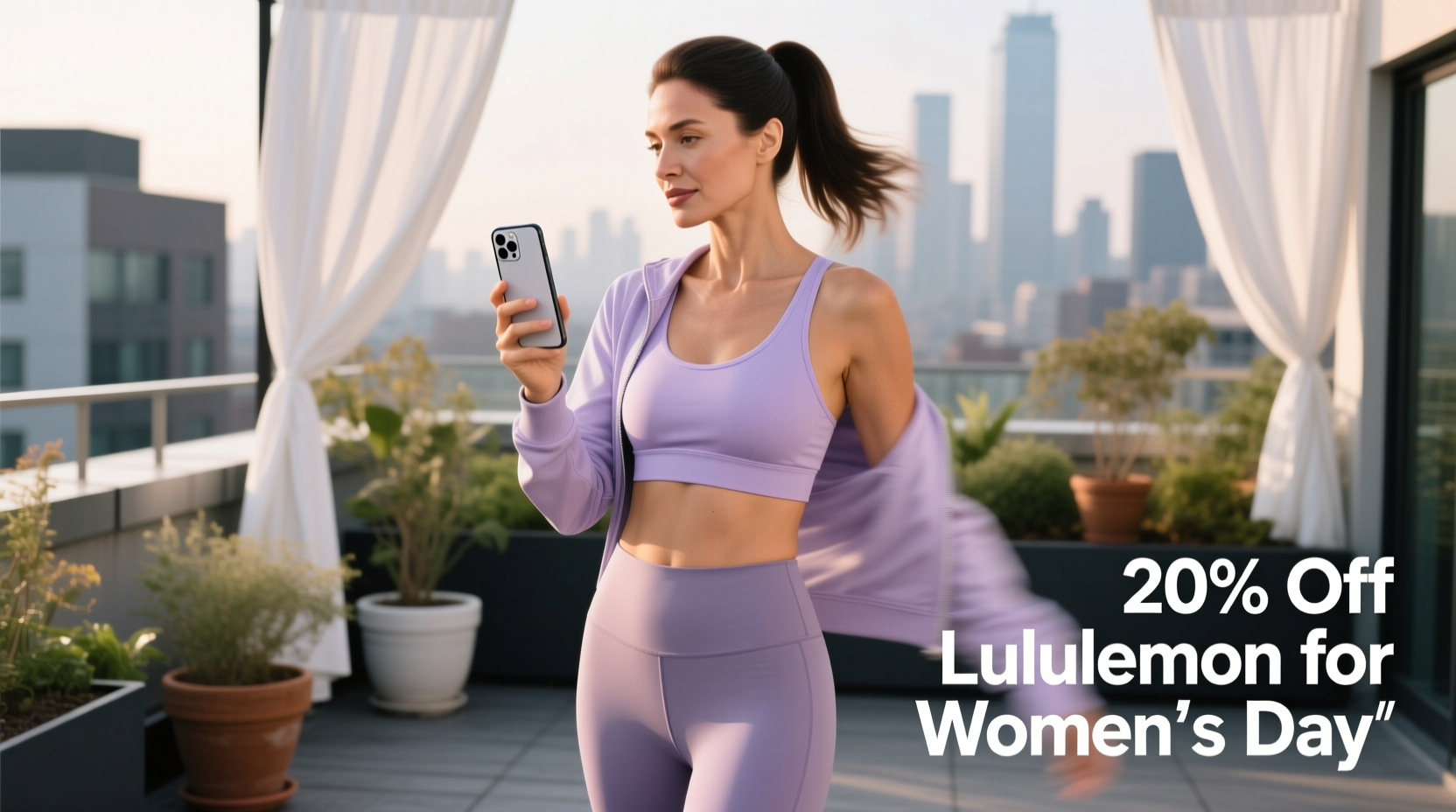 20 off lululemon womens day