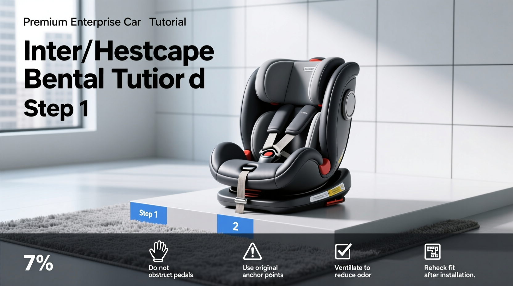 enterprise car rental child booster seat cost