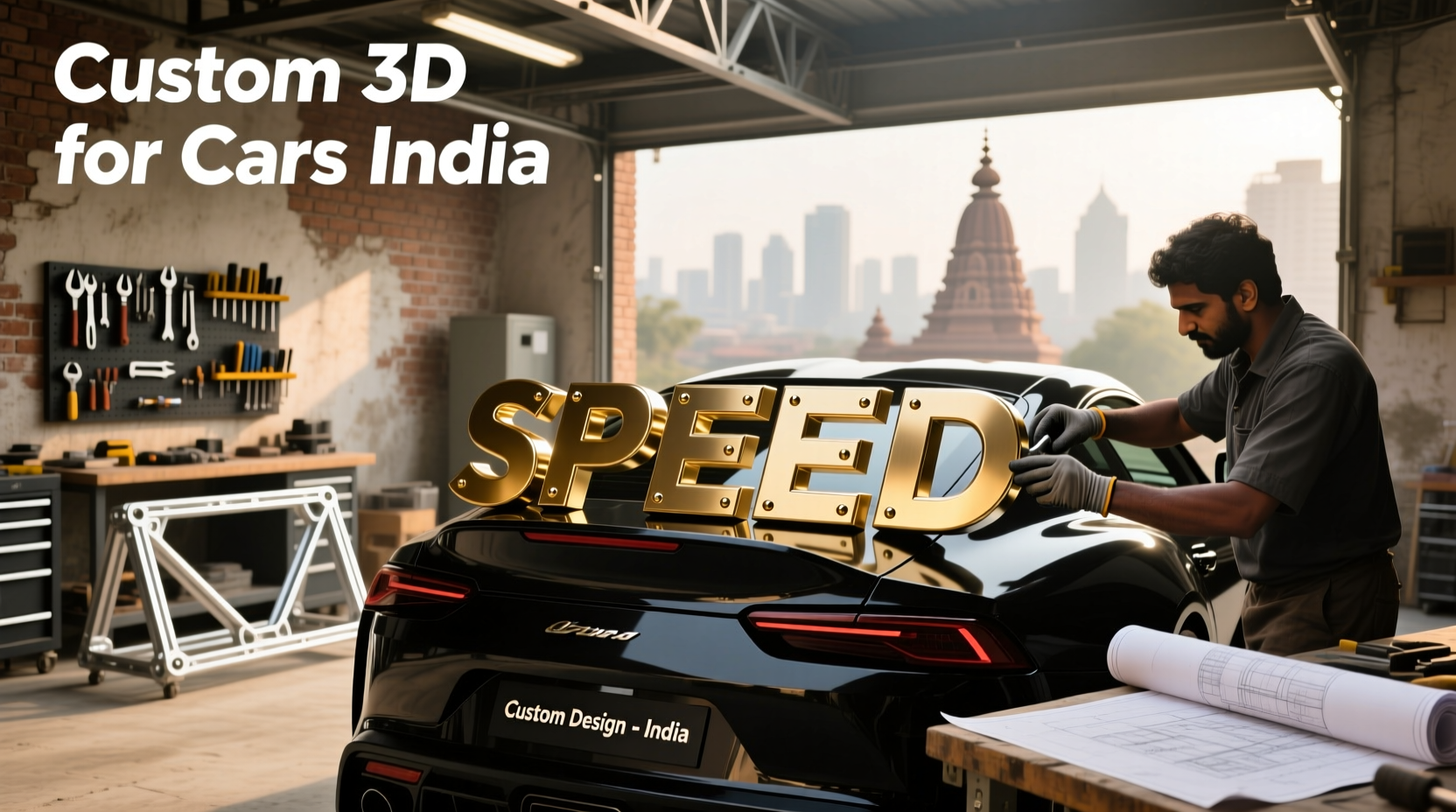 How to Buy Custom 3D Letters for Cars in India