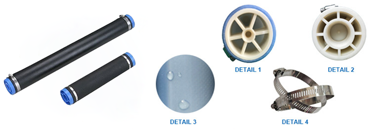 Blasen-Luft-Disketten-feiner Rohr-Mikrodiffusor Jual Mikro-Ecd keramische für Aquarium