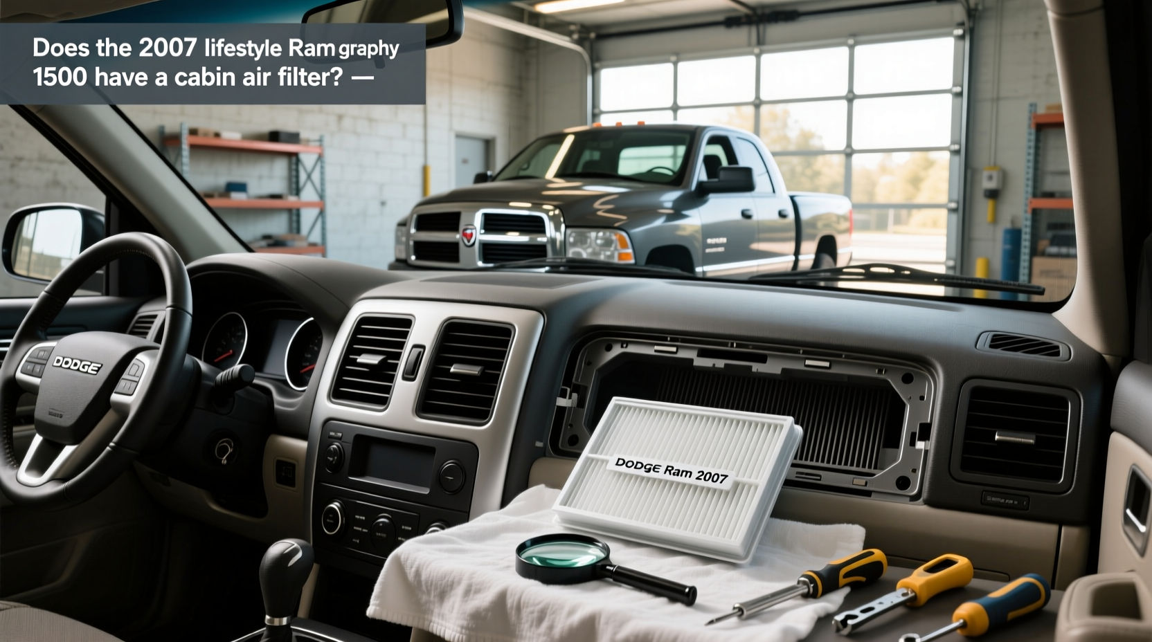 2007 Dodge Ram 1500 Cabin Air Filter Guide