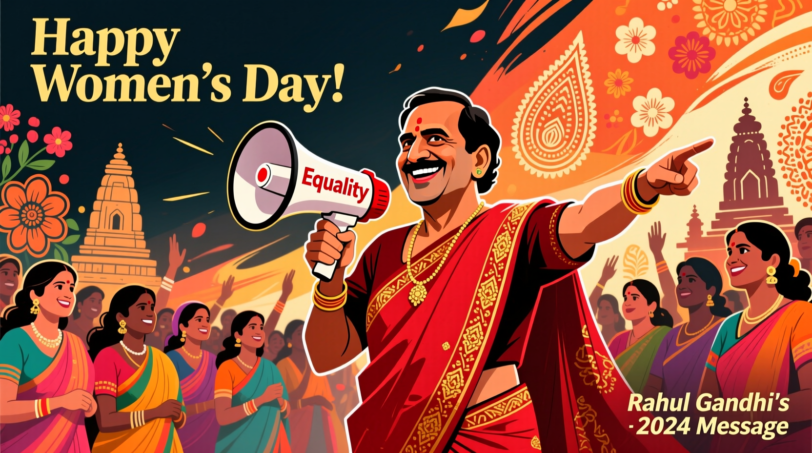 rahul gandhi womens day meme