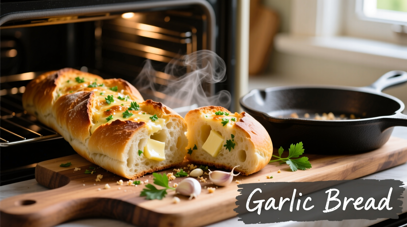 Perfect Oven-Baked Garlic Bread Recipe: Crispy & Flavorful