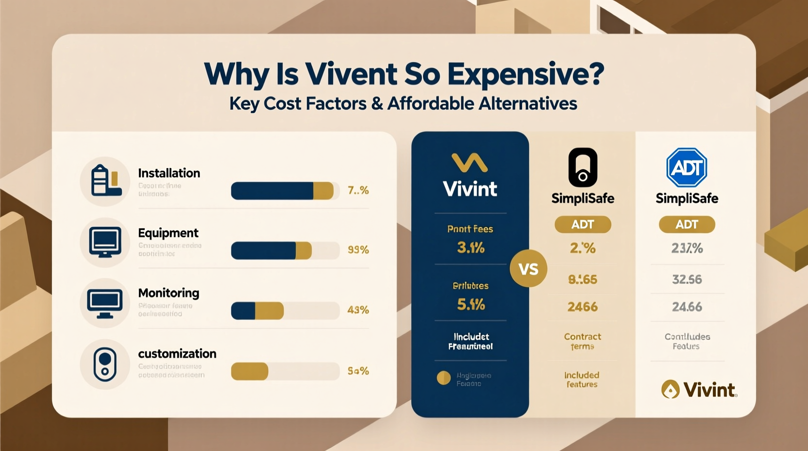 why is vivint so expensive costs factors alternatives