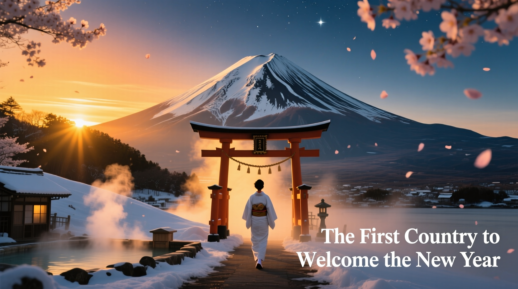 what is the first country in the new year