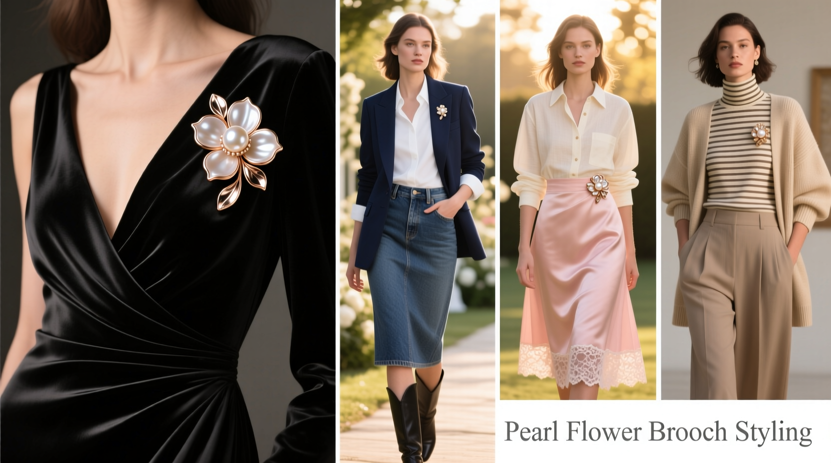 versatile pearl flower brooch styling outfit ideas for every occasion