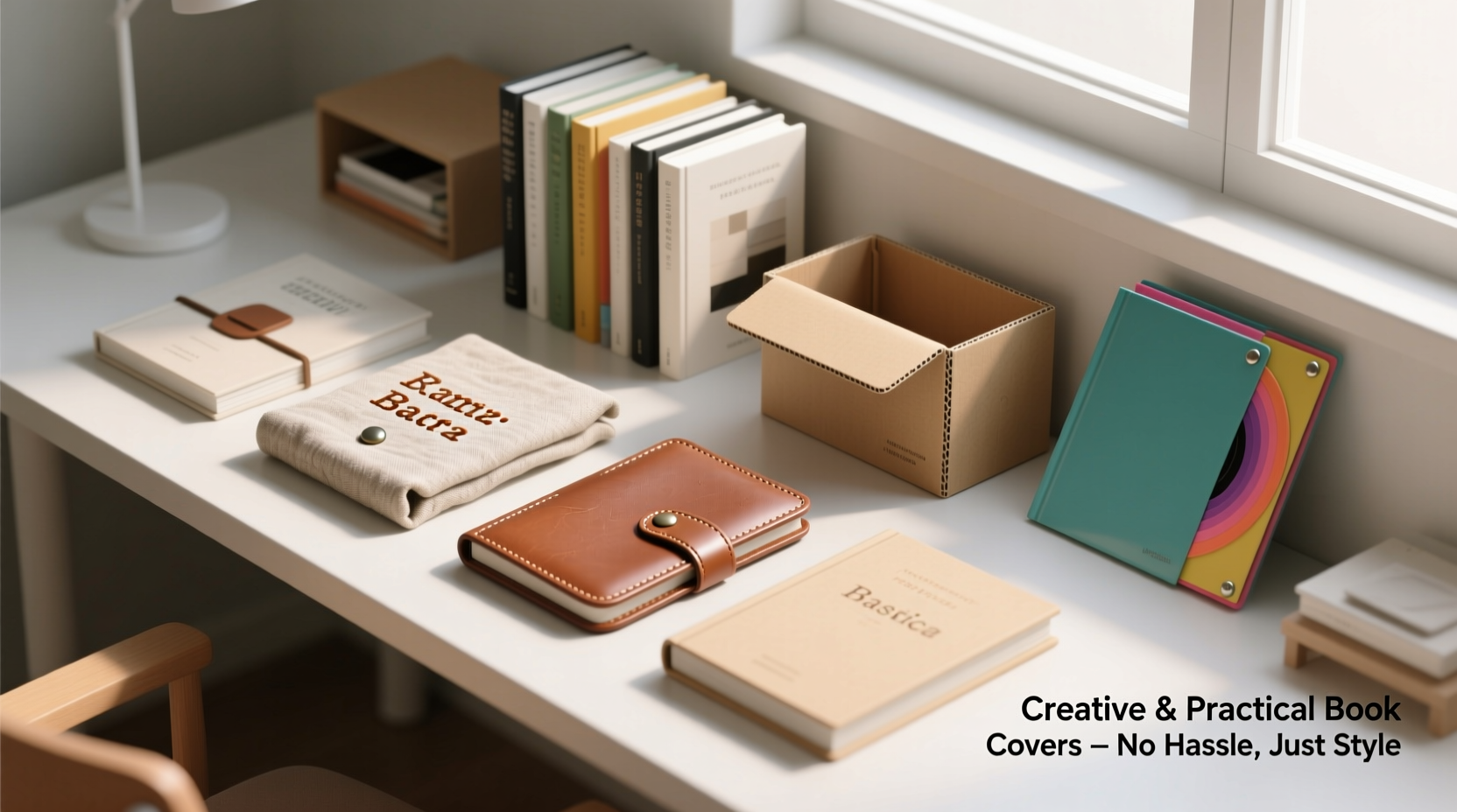 creative and practical ways to cover your books without hassle