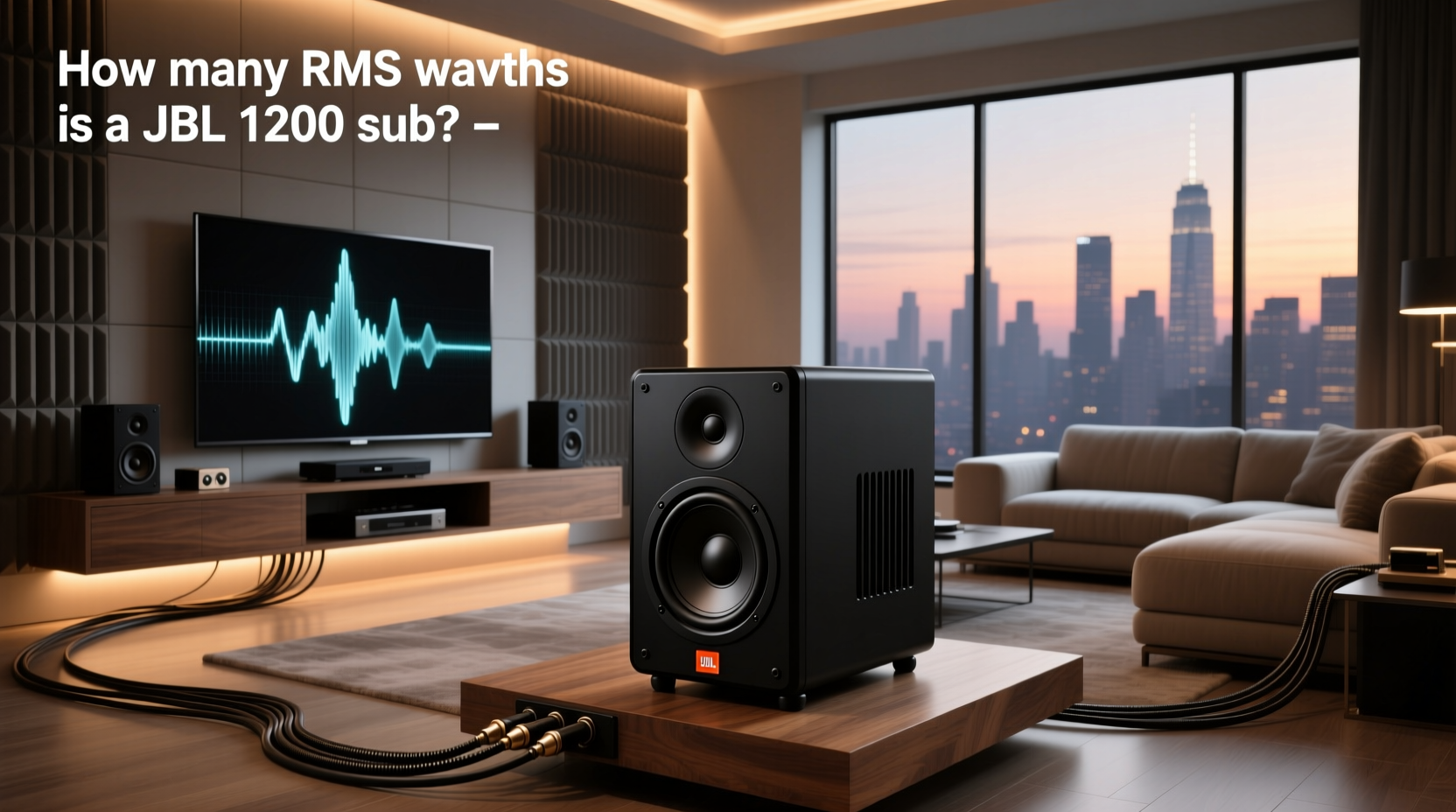 How to Choose a 1200 Watt Subwoofer JBL: RMS Power Explained