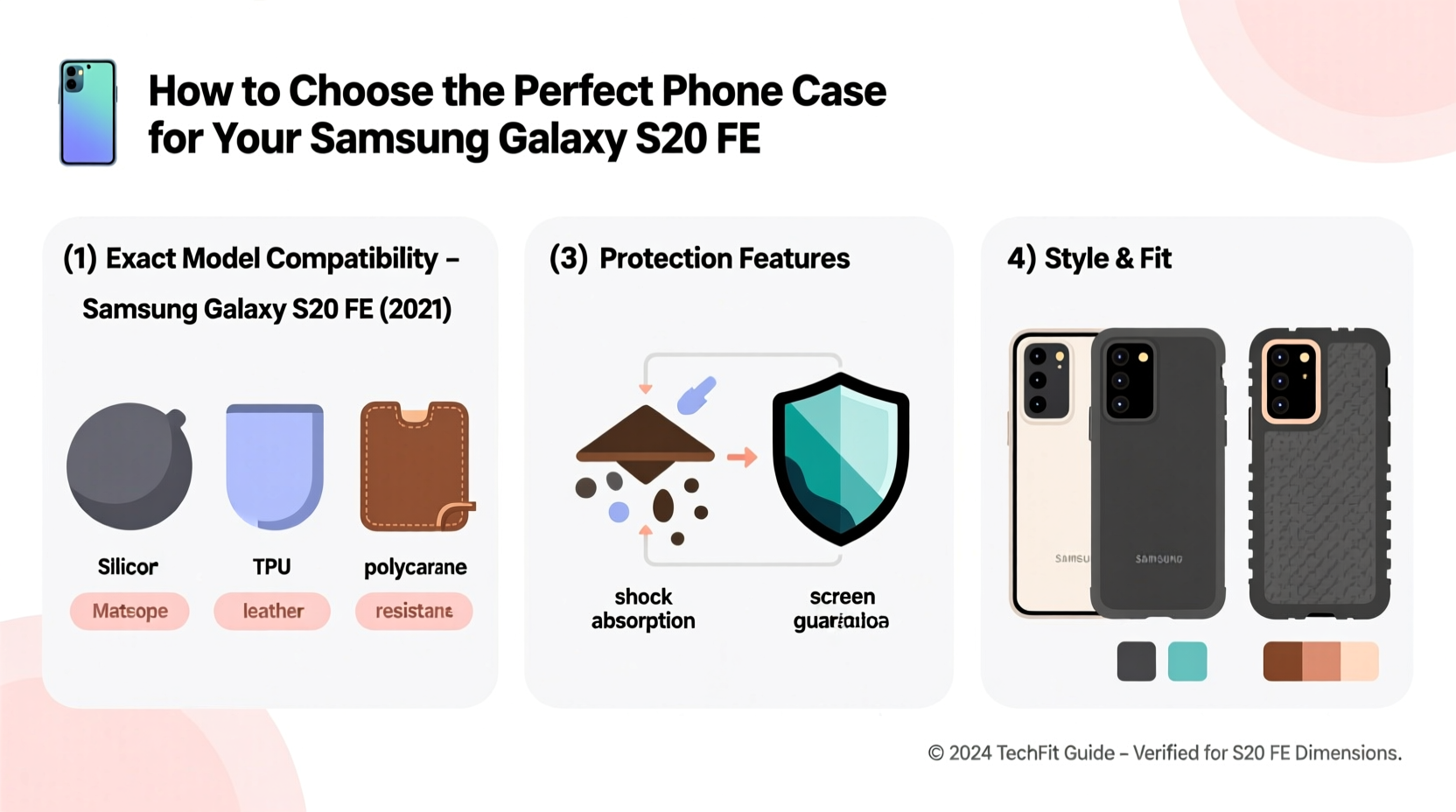 how to choose the perfect phone case for your samsung galaxy s20 fe a practical compatibility guide