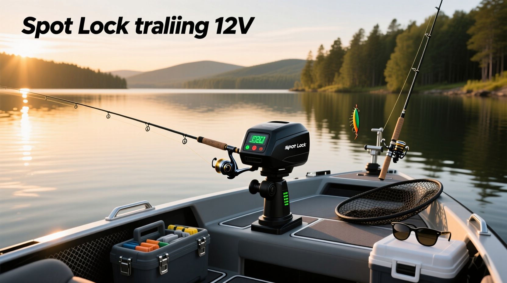 12v spot lock trolling motor guide