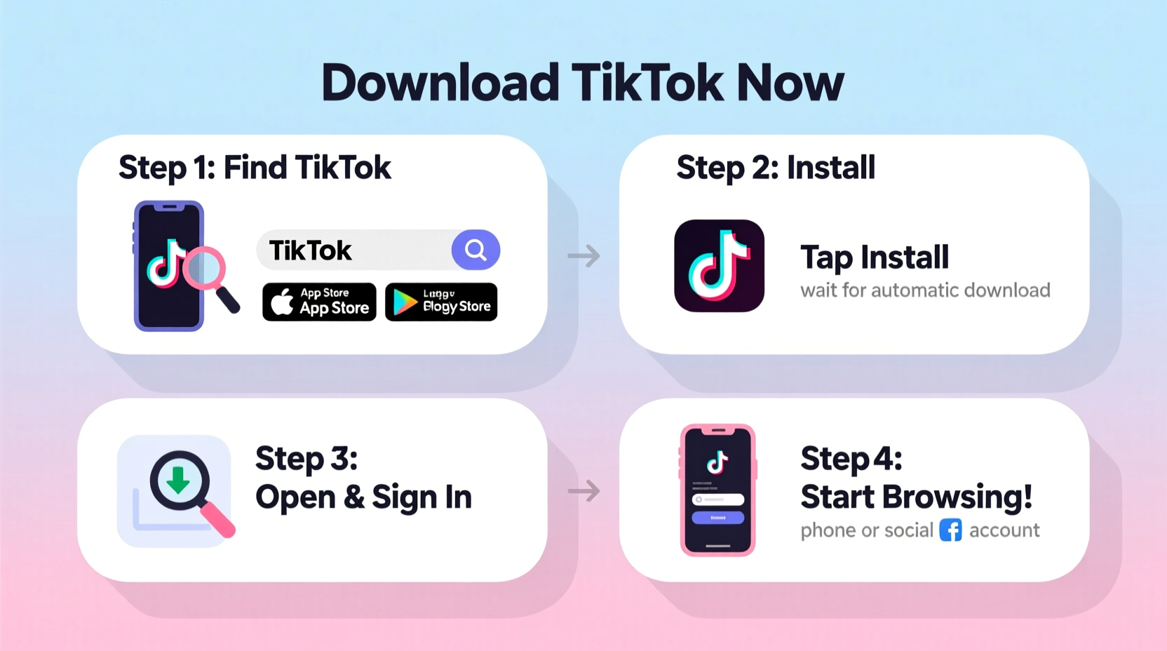 how to easily download and set up the tiktok app on any device