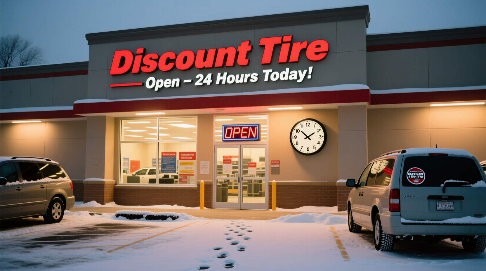 is discount tire open on new years day