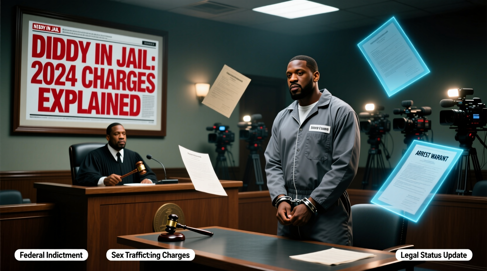 why is diddy in jail 2024 charges legal status explained