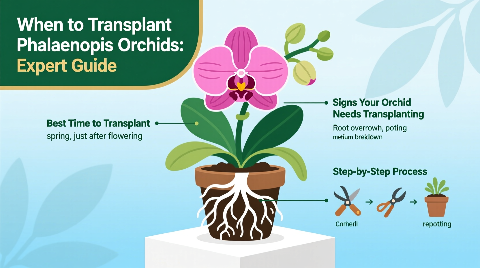 When to Transplant Phalaenopsis Orchids: Expert Guide