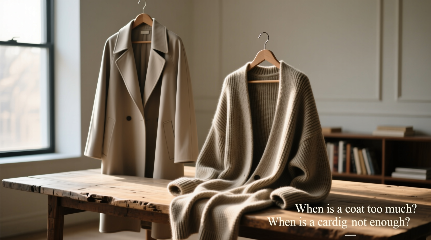 thin coat vs cardigan when is a coat too much a cardigan not enough 3