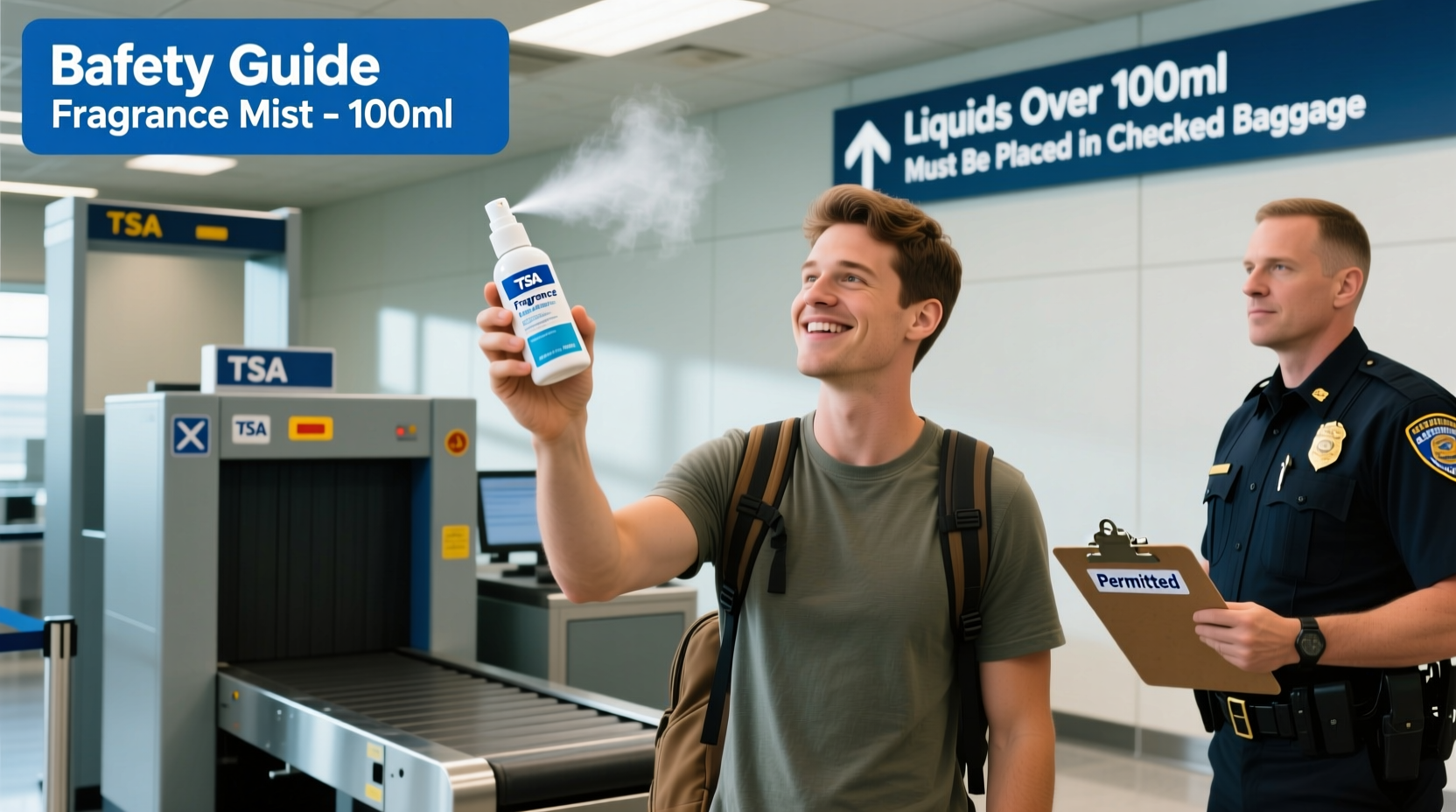 body spray airport security