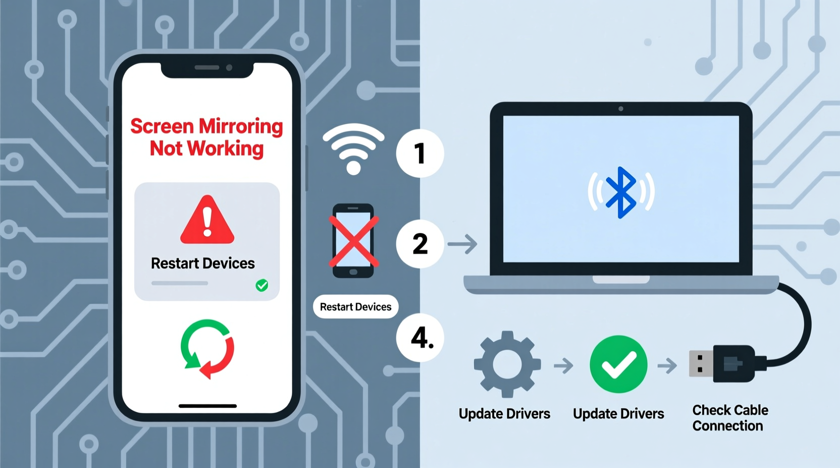 screen mirroring not working troubleshooting solutions